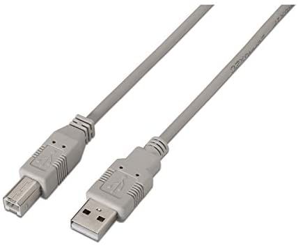 AISENS USB-A to USB-B Cable A101-0002 Beige