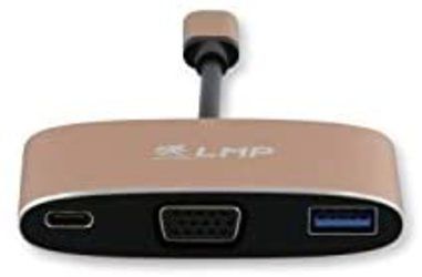 Adaptateur LMP USB-C vers VGA et USB 3.0 (aluminium)