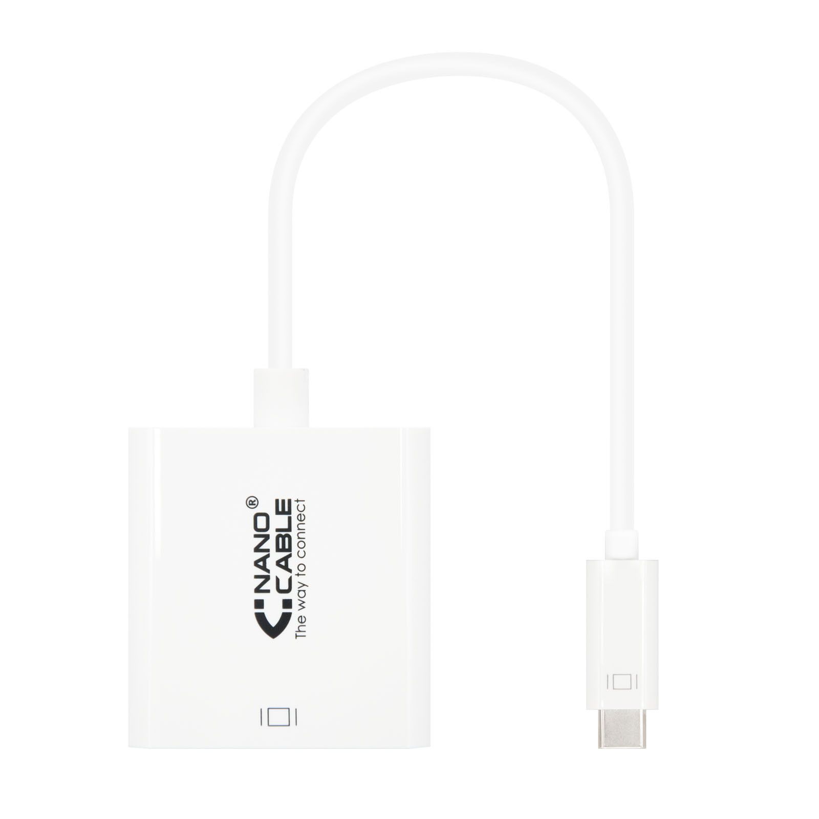 NanoCable USB-C to DVI-D Converter