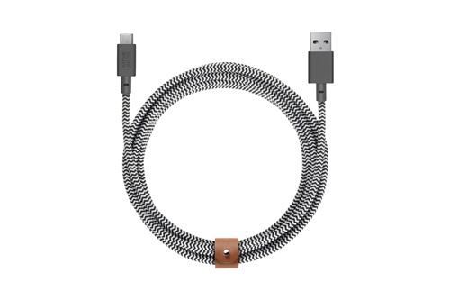 Cable Native Union USB A a USB C Zebra (10 pies)