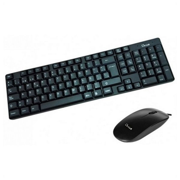L-Link USB Keyboard and Mouse Combo, Black