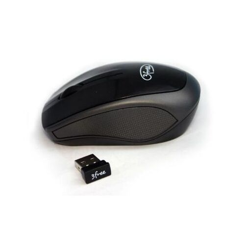 Souris optique sans fil 3FREE avec récepteur nano (MCW401) - Noir