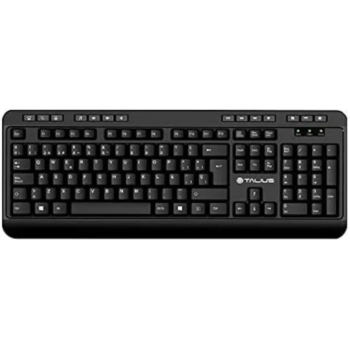 Talius Multimedia Keyboard KB503 - QWERTY - Media Keys - USB Connection - Black