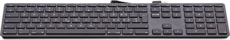 Lmp USB Digital Keyboard KB-1243, 109 Keys (ANSI), 2x USB, Aluminum, US Layout, Mac OS, Stellar Gray