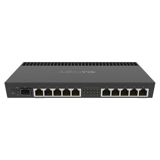Enrutador Mikrotik Gigabit Ethernet RB4011IGS+RM Negro