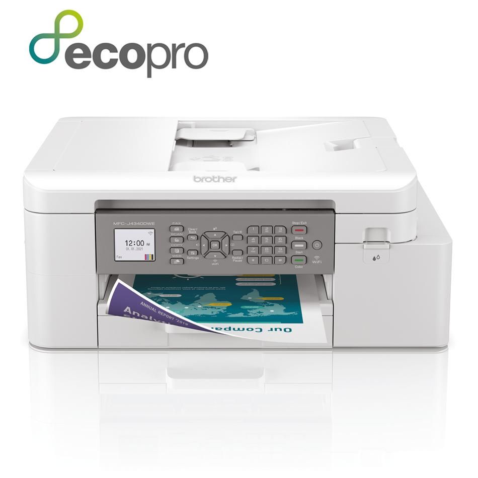Brother MFC-J4340DWE Wireless Color Inkjet Printer - A4, 1200 x 4800 DPI