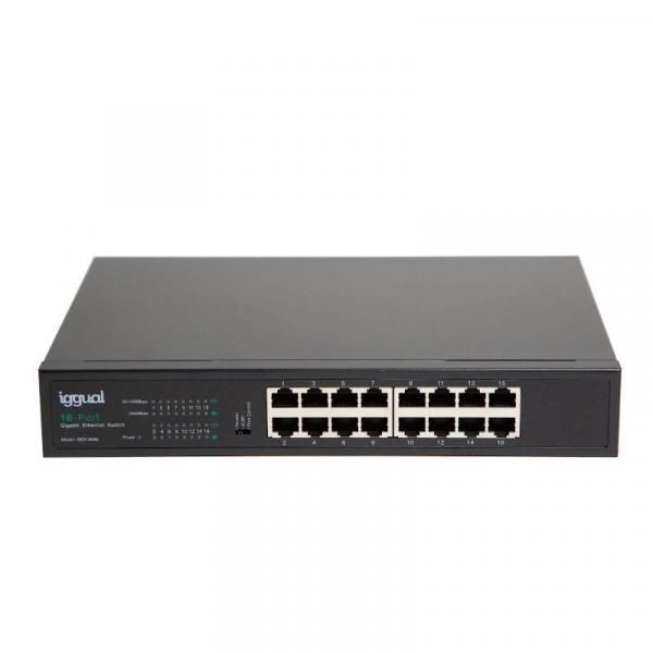 Igual GES16000 Gigabit Ethernet Switch (10/100/1000) Blue