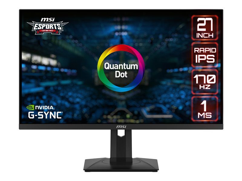 MSI G274QPF-QD 27" WQHD Gaming Monitor - Black