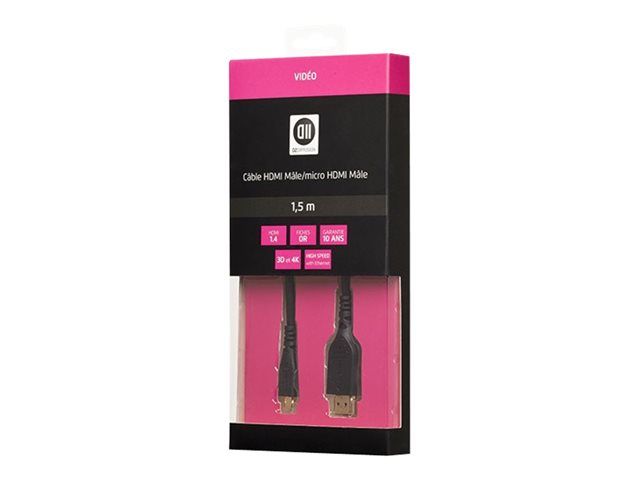 D2 Diffusion HDMI Cable with Ethernet - 1.5m, Support 4K