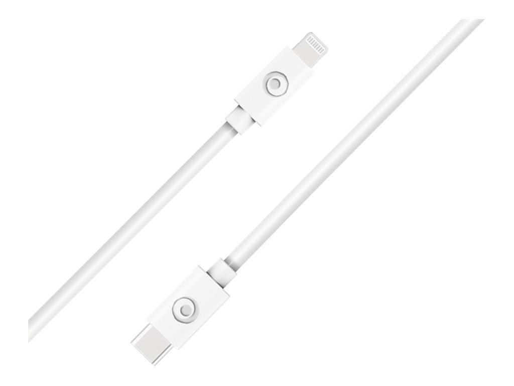 Câble Bigben Connecté Lightning - 1,2 m USB-C vers Lightning - Blanc - Certifié MFI