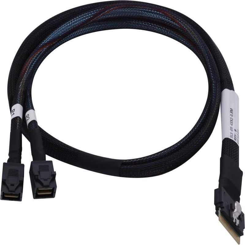 Microchip Technology SAS Cable, 0.8m, Black