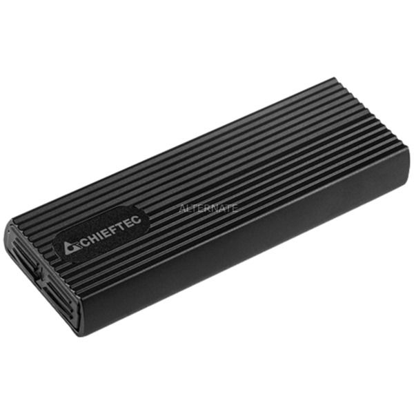 Chieftec M.2 NVMe Card External Enclosure - USB 3.2 (Gen 2) - Black