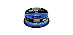 Intenso 25x DVD+R 4.7GB 16x Printable Inkjet Discs - Spindle