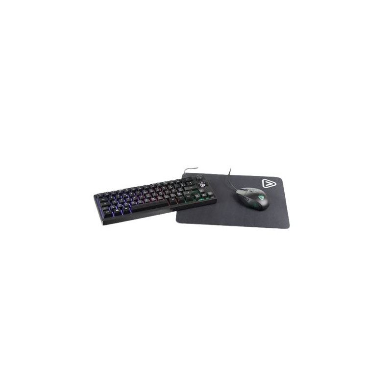 Onlan PG-7 Compact TKL Gaming Keyboard & Mouse Set - Black