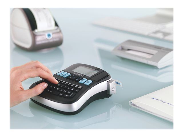 Dymo LabelManager 210D Label Printer - Monochrome - Thermal Transfer - 1.2 cm Roll - 180 dpi - Cutter - 1 or 2 Line Printing
