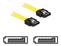 Delock SATA Cable - 50cm, Locked, Right Angled Connectors