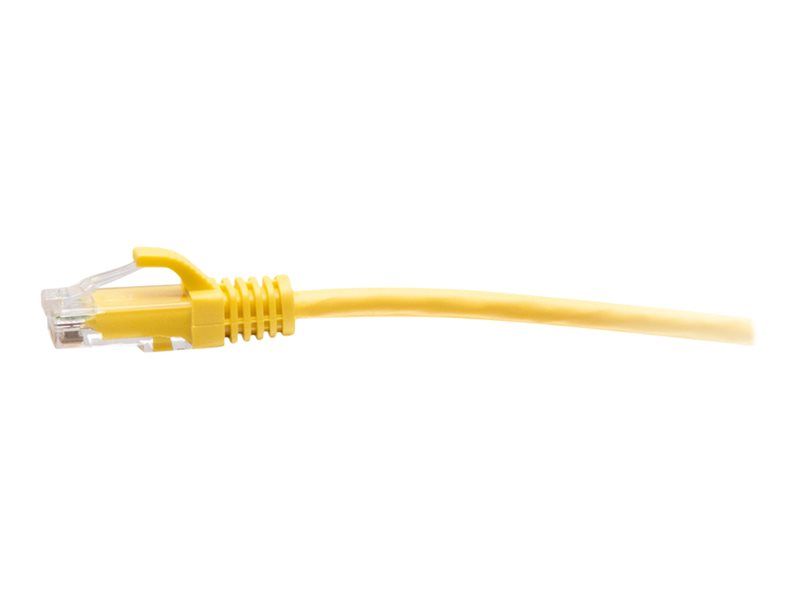 Câble Ethernet C2G Cat6a sans accroche de 3 pi (0,9 m) - Jaune