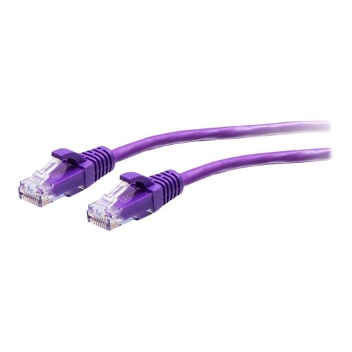 Cable de red C2G Cat6a sin enganches de 3 metros - Púrpura