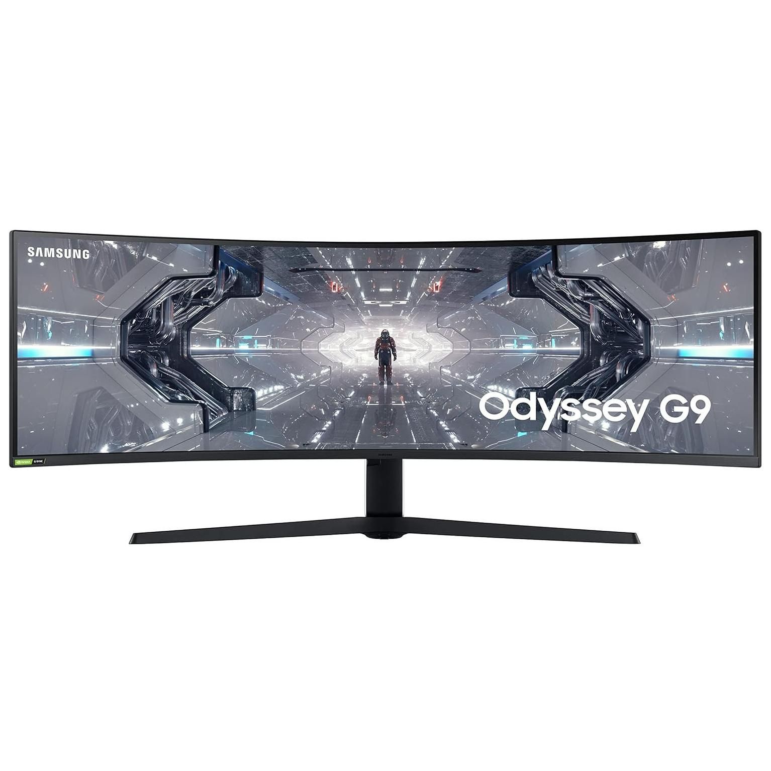 Samsung Odyssey G9 C49G95TSSP - G95T Series QLED Gaming Monitor - 49" Curved - 5120 x 1440 Dual Quad HD @ 240Hz - VA - 1000 cd/m² - 2500:1 - DisplayHDR 1000 - 1ms Response Time - HDMI, 2x DisplayPort