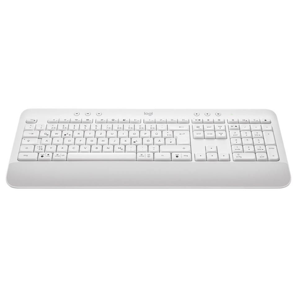 Logitech Signature K650 Wireless Keyboard - QWERTZ German - Pale Grey