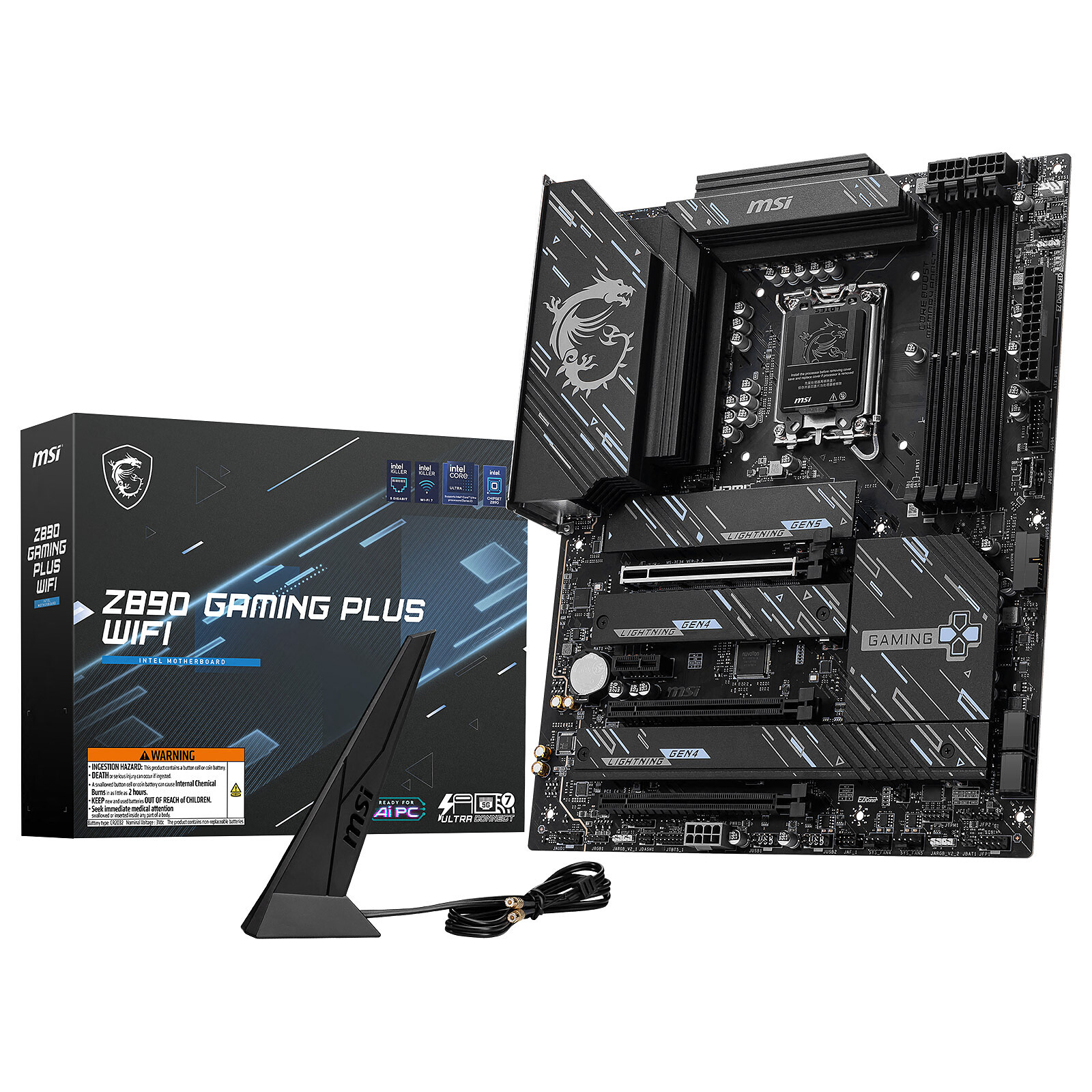 MSI Z890 Gaming Plus Wi-Fi Motherboard