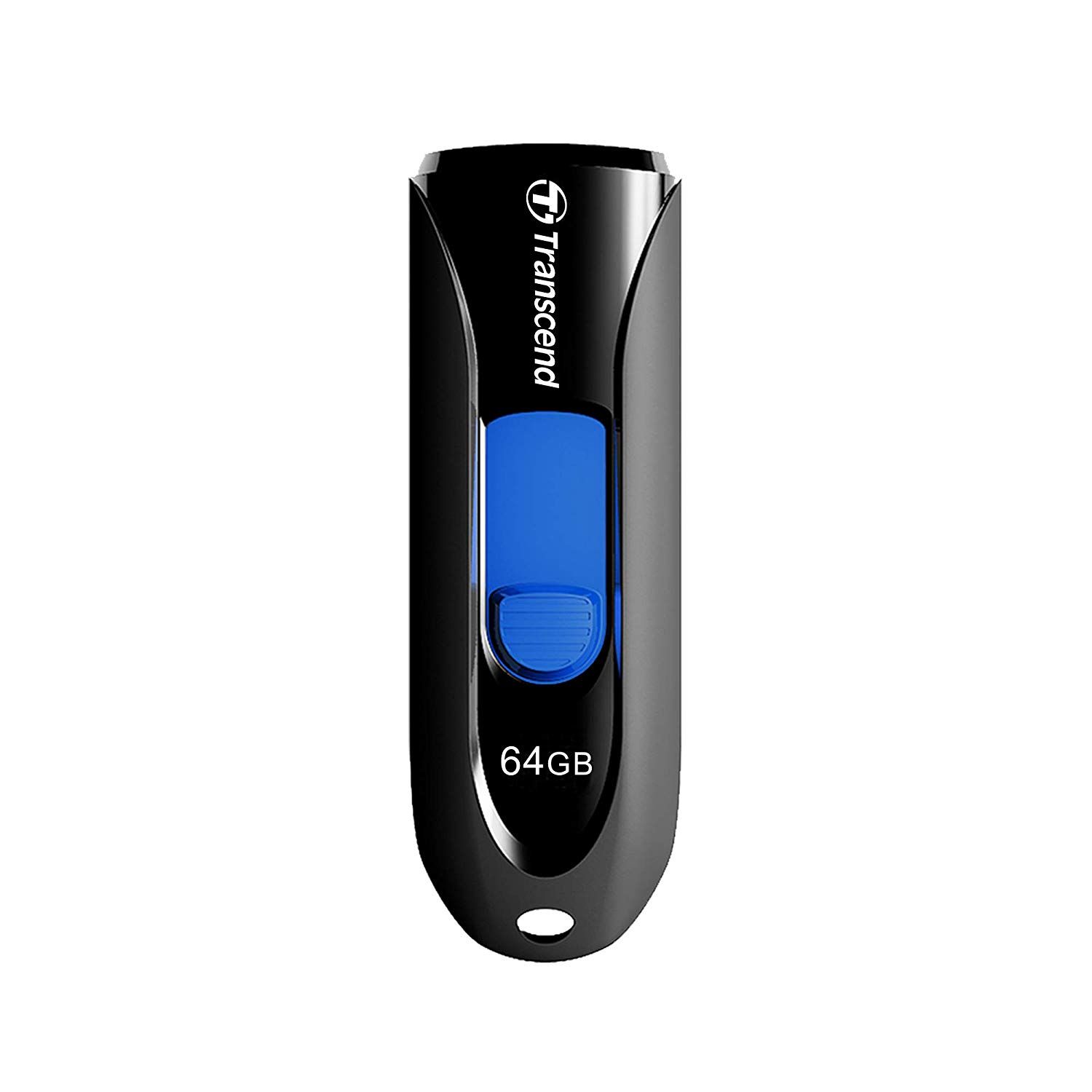 Transcend Jet Flash USB 3.1 Gen1/3.0 64GB - Eco-Friendly Commercial Packaging - Black