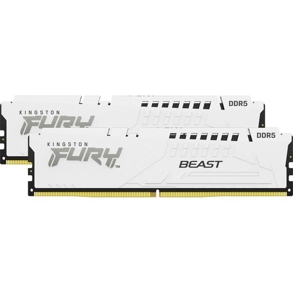 Kingston FURY Beast DDR5 Kit - 32GB (2x16GB) - 5200MT/s - CL36 - 1.25V - ECC On-Die