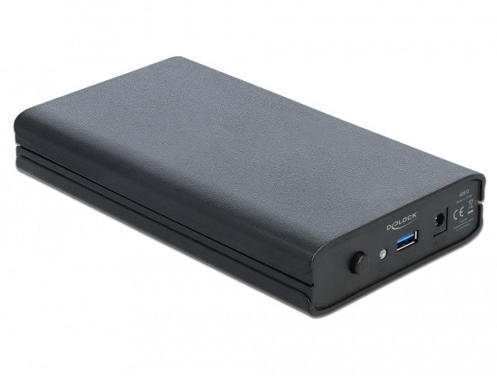 Delock - Dispositivo de Encapsulamiento para Disco Duro o SSD de 3.5'' con Conexión USB 3.1 Gen 1 (5 Gbps)