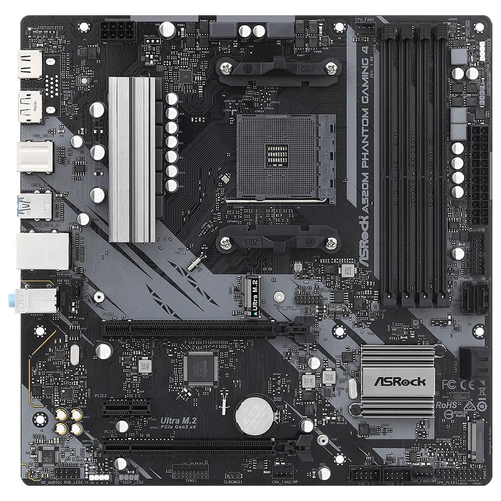 Placa base ASRock A520M Phantom Gaming 4 AMD A520 Micro ATX