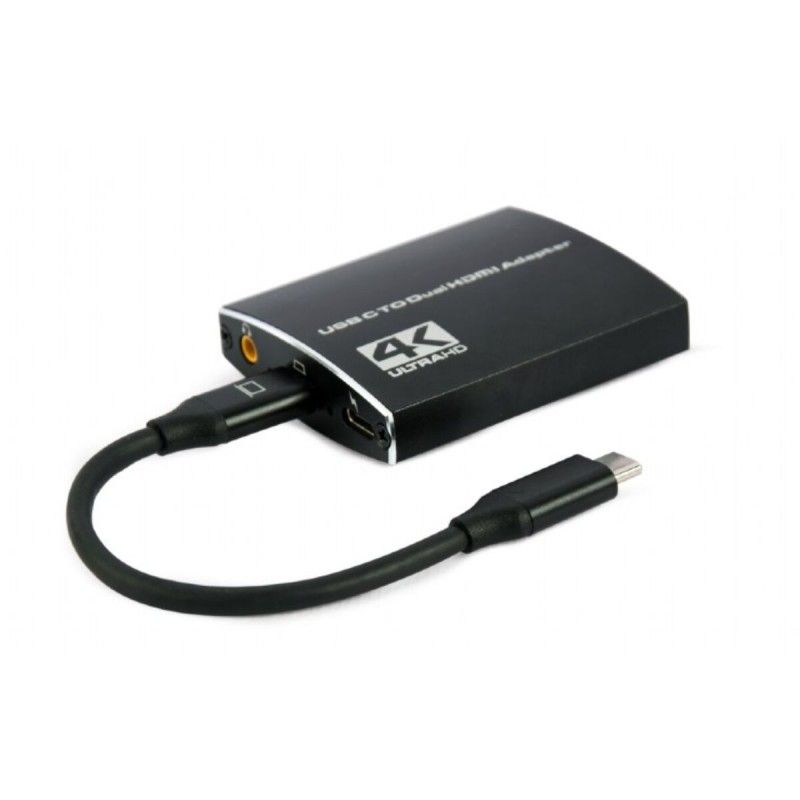 Gembird USB-C to HDMI Cable - A-CM-HDMIF2-01 - Black
