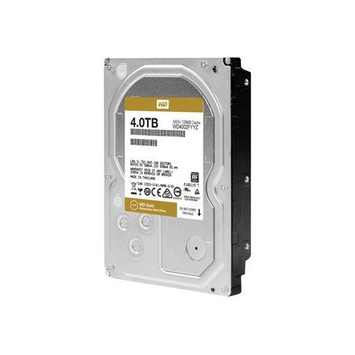 Western Digital Gold Datacenter Hard Drive - 4TB - 3.5" Internal - SATA 6Gb/s - 7200 RPM - 128MB Cache