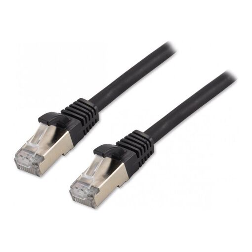 Câble réseau MCL - RJ-45 (M) vers RJ-45 (M) - 50 cm - SFTP - CAT 8.1 - sans halogène, sans crochet - noir