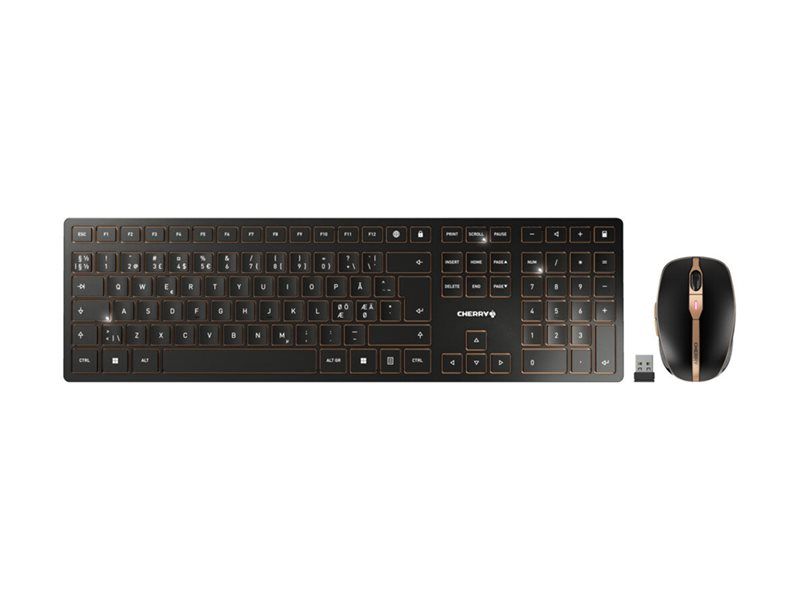 Cherry DW 9100 Slim Wireless Keyboard and Mouse Set