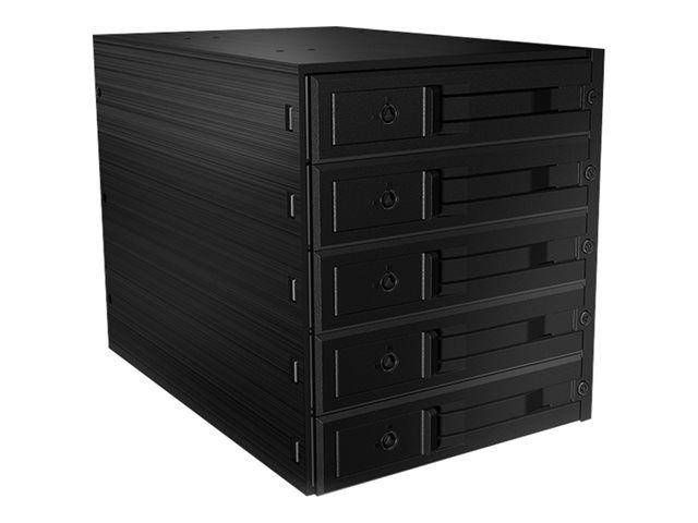 RaidSonic ICY BOX IB-565SSK - Bahía de almacenamiento para disco de 3,5 pulgadas - Negro