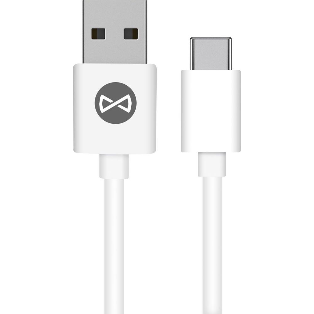 Câble USB Forever de charge rapide USB-C vers USB, 1m