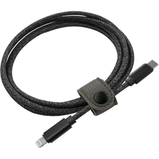 Câble Adeqwat Lightning vers USB-C 3m Noir