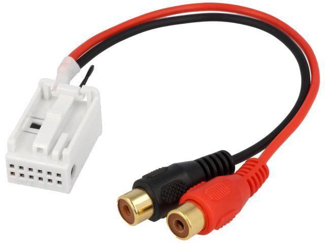 Adaptador de Radio del Coche ADNAuto - Cable RCA para Mercedes A/B/C/CLK/GL/M/R/S/SL