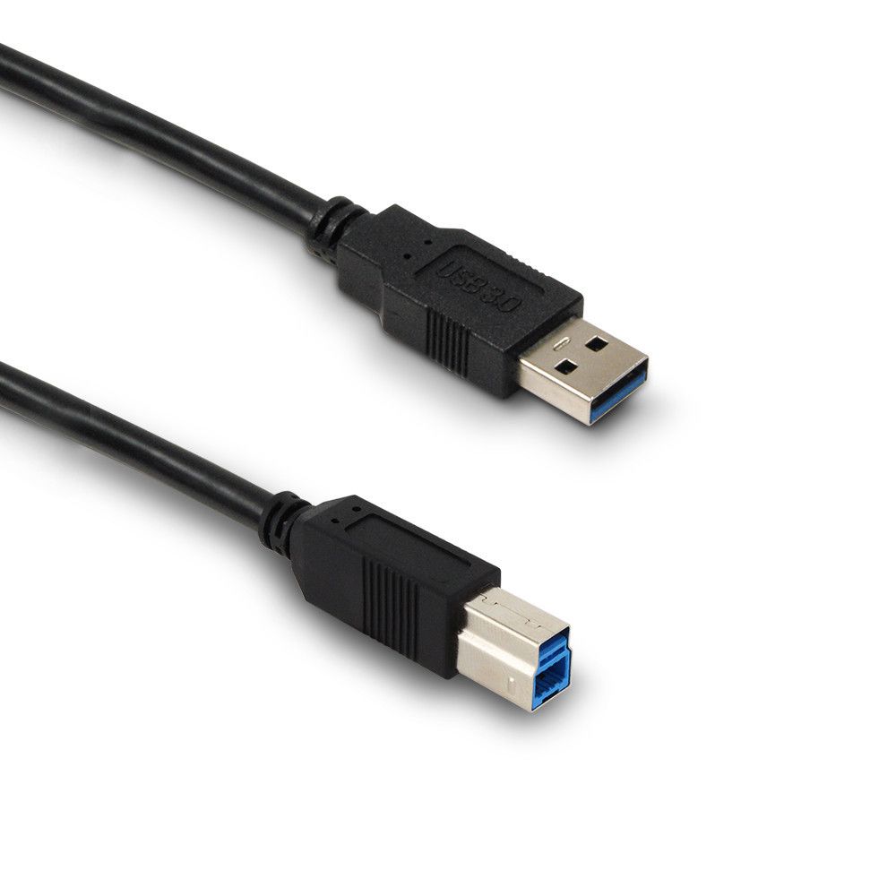 Mooov USB 3.0 Cable - 5m A-B Male - Black