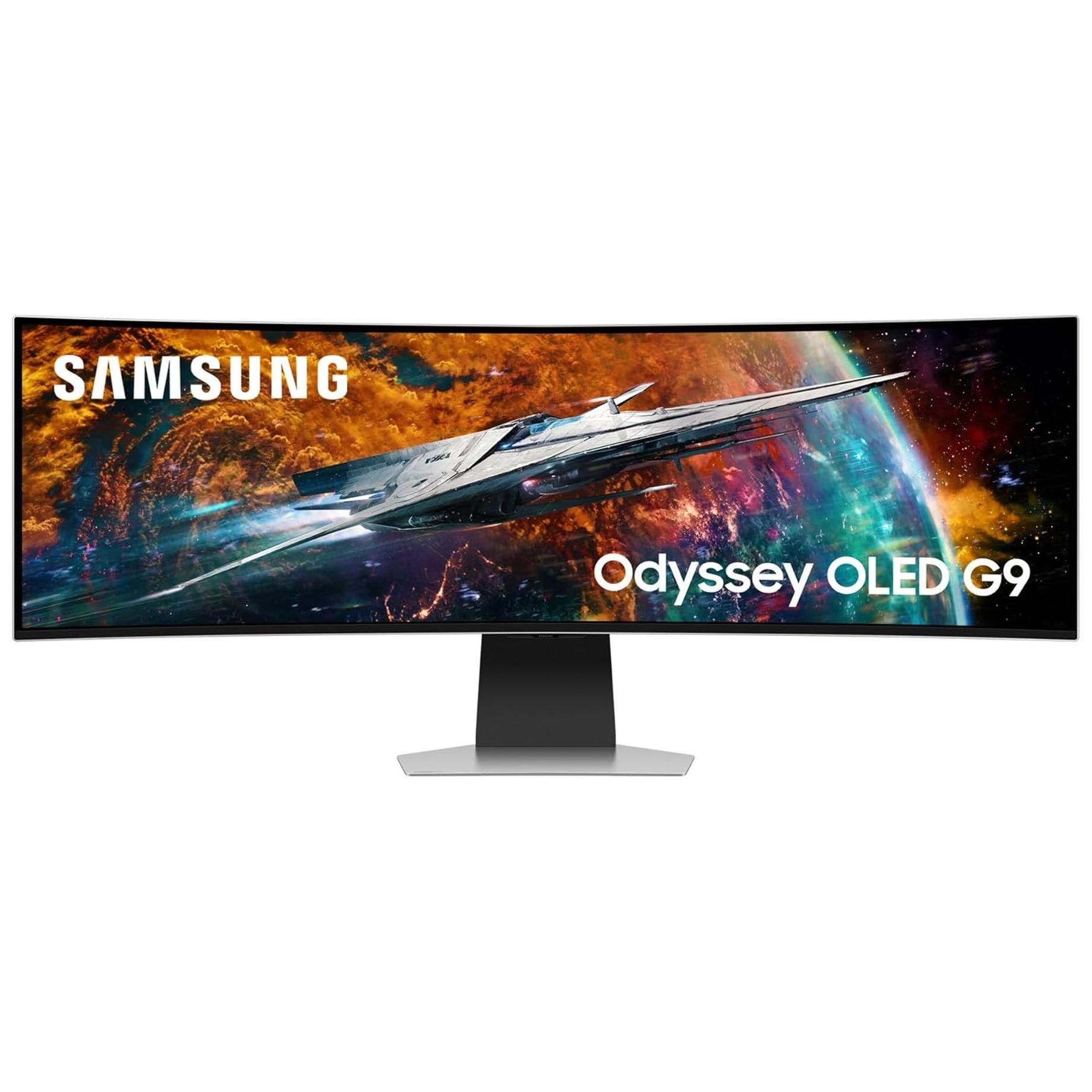 Samsung Odyssey OLED G9 S49CG954SU - 49" Curved OLED Monitor - Intelligent - Gaming - UWQHD 5120 x 1440 @ 240Hz - 250cd/m² - 1000000:1 - DisplayHDR 400 True Black