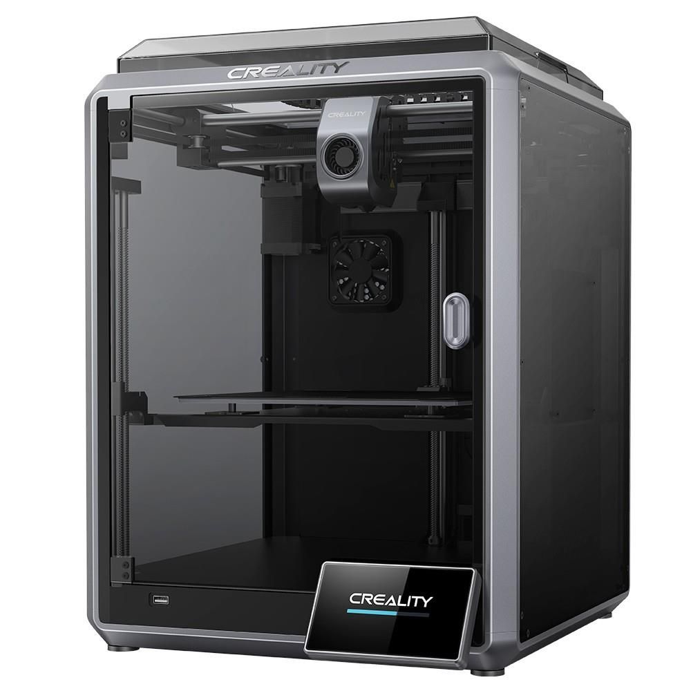 Creality 3D K1 - Automatic Leveling 3D Printer, Max Flow Rate 32 mm³/s, Hotend Speed 600 mm/s, Max Acceleration 20,000 mm/s², Unibody Frame