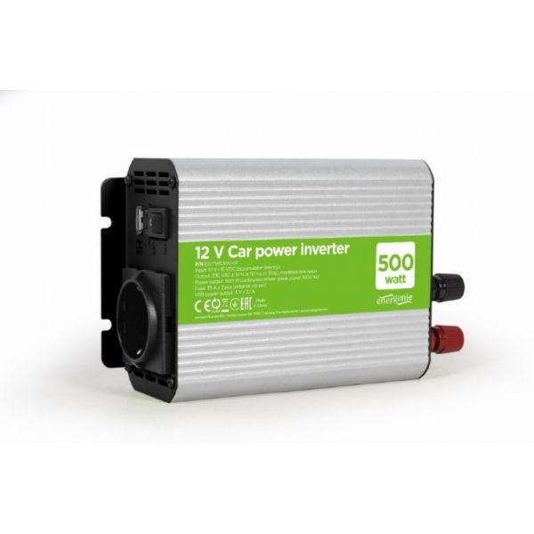 Gembird 500W Auto Power Adapter & Inverter