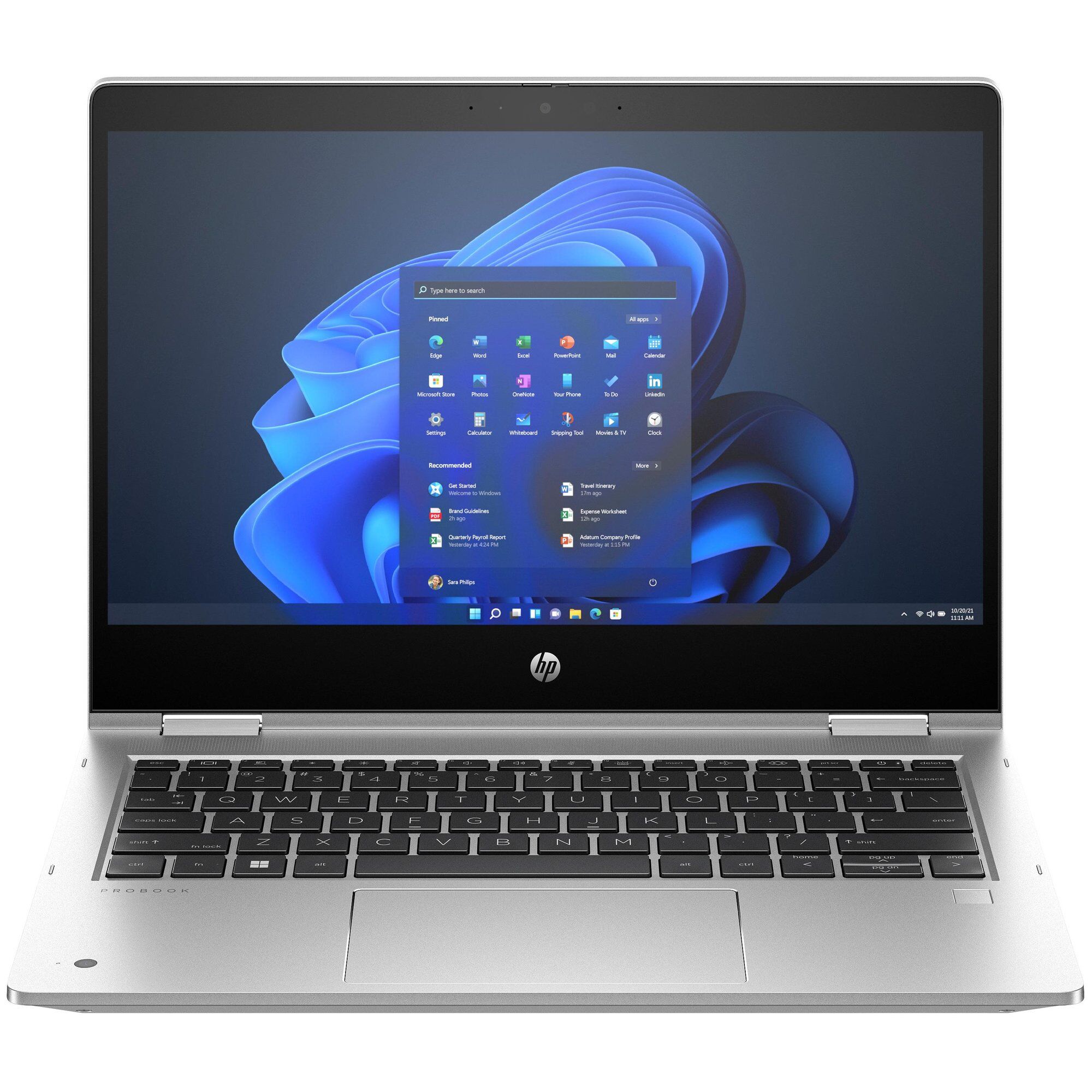 HP Pro x360 435 G10 Notebook - 13.3" Ryzen 5 7530U 8GB RAM 256GB SSD AMD Radeon Graphics - Silver