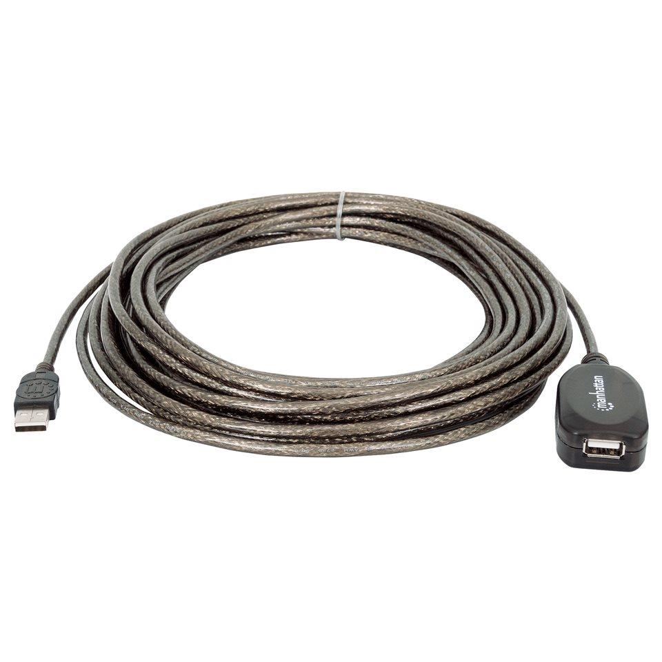 Manhattan 150248 USB Cable, 10m, Black