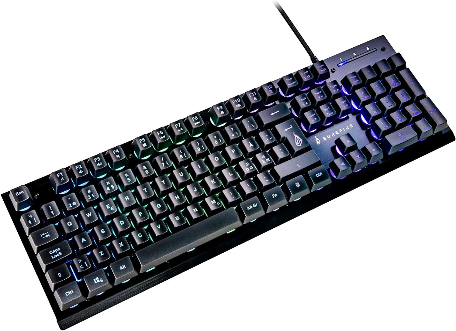 Verbatim RGB X2 QWERTY Nordic Keyboard