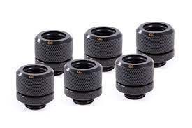 Alphacool 14mm High Thread (G1/4) Black Adapter Kit