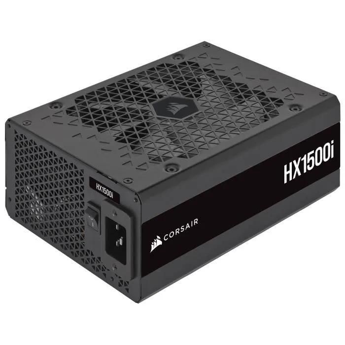 CORSAIR HXi Series HX1500i - Alimentation PC - bruit très faible - ATX12V 3.0/ EPS12V - 80 PLUS Platinum - CA 100-240 V - 1500 watt - Europe