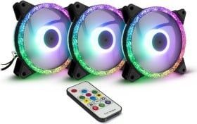 Ventilador Inter-Tech Argus RS-07 RGB 120x120x25 mm