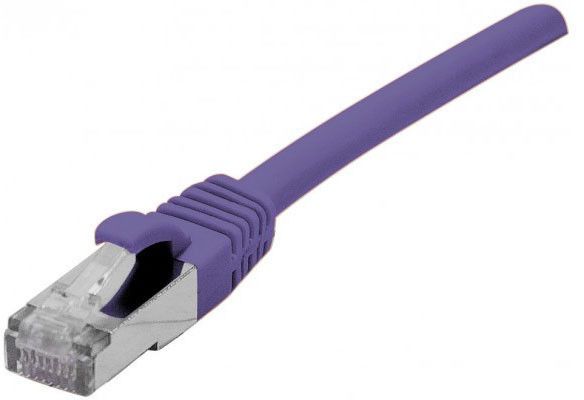 Dexlan Cat6a RJ45 Patch Cable S/FTP LSZH Snagless Purple - 10m