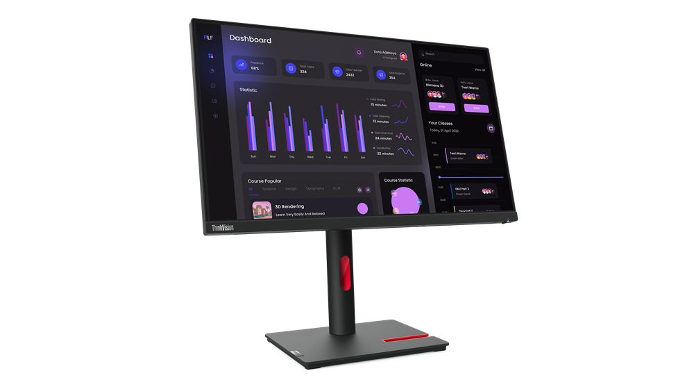 Lenovo ThinkVision T24i-30 - 24" LED Monitor - Full HD, IPS, 4ms Response Time
