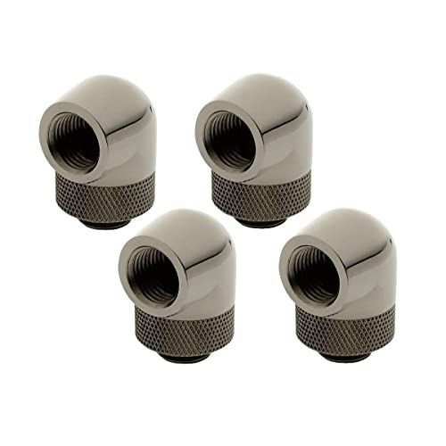 Xspc 90 Degree Adapter, G1/4 Inch AG to G1/4 Inch IG, Rotatable, Black